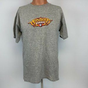 Monster Garage TV Show T Shirt Vtg 2003 Discovery Channel Jesse James Size M